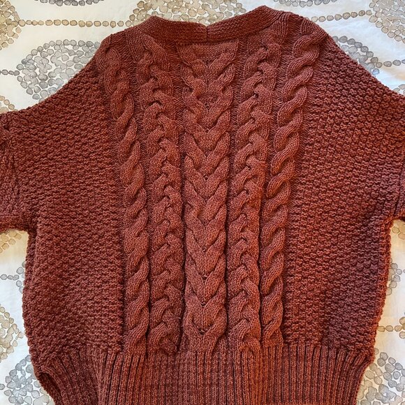 Abercrombie and Fitch Burnt Orange Sweater - Picture 3 of 5